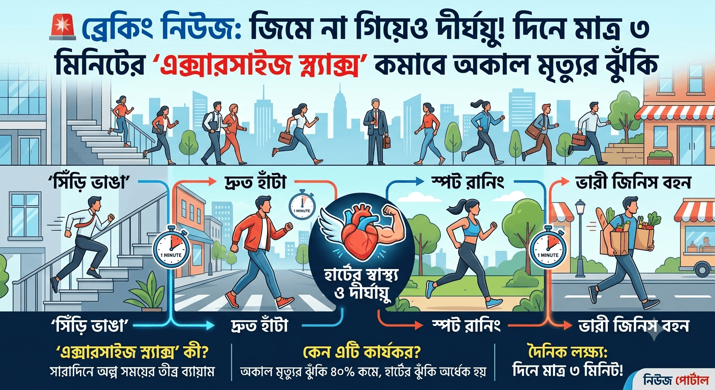 এক্সারসাইজ স্ন্যাক্স" (Exercise Snacks)